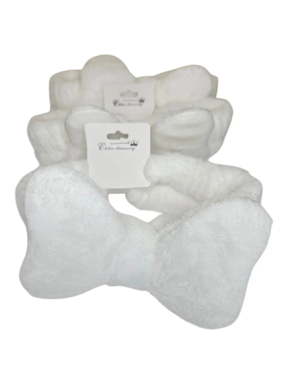Pick 1 Plush Bow Spa Headband - Assorted Colors NWT